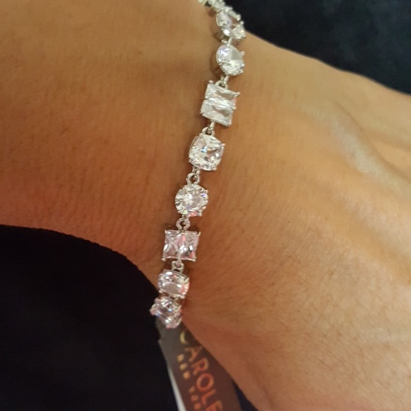 BRAND NEW CAROLEE CRYSTAL CZ FLEX BRACELET - Picture 7 of 8